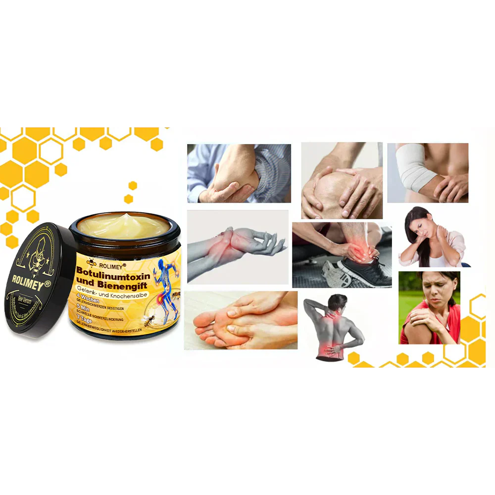 ✅ Offizieller Shop: Rolimey® Bienengift-Schmerzlinderungs Knochenheilungs Creme 👨‍⚕️(Reduzierung von Gelenkschwellungen, Schmerzen, Steifheit, Rötungen, Wärme, Muskelkater und Gelenkmüdigkeit) - Image 12