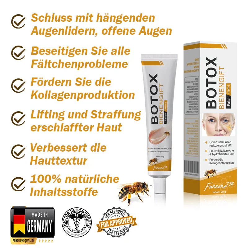 🇩🇪𝐎𝐟𝐟𝐢𝐳𝐢𝐞𝐥𝐥𝐞𝐫 𝐒𝐭𝐨𝐫𝐞 | Letzter Tag der Aktion: 70 % Rabatt - 🧏‍♀️Furzero™ Botox Bienenvenom Faltenentfernungscreme - Image 7