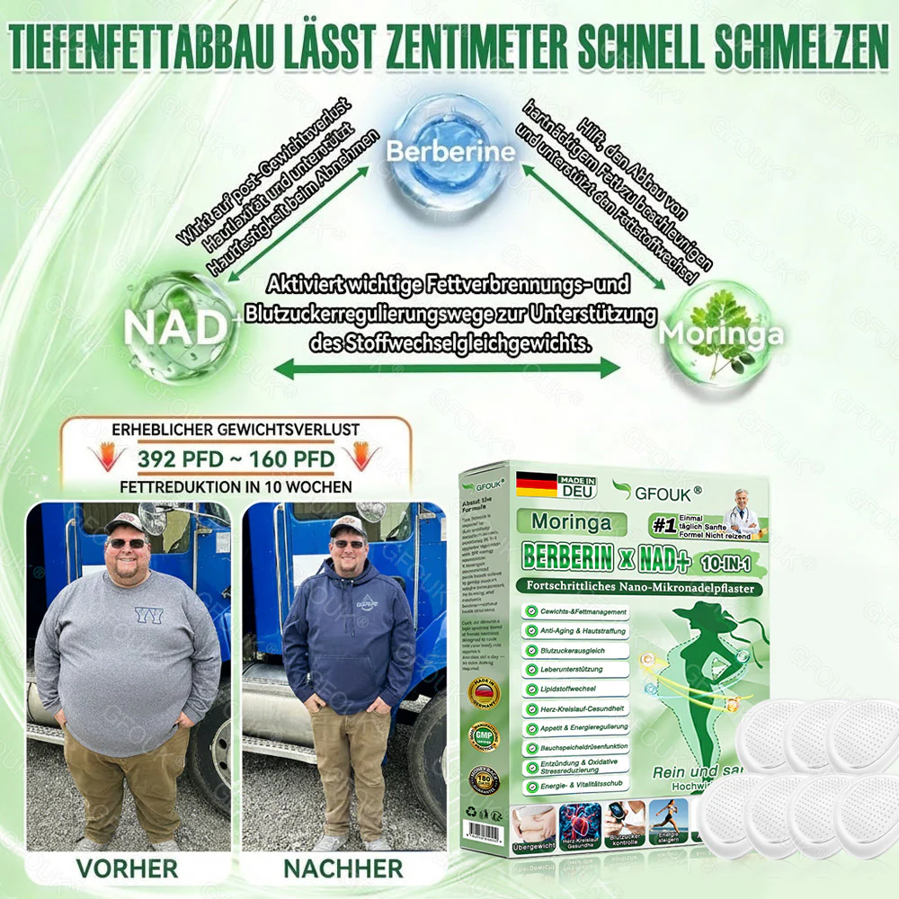 🇩🇪𝗢𝗳𝗳𝗶𝘇𝗶𝗲𝗹𝗹𝗲𝗿 𝗦𝗵𝗼𝗽 🏆| 🎁 𝗚𝗙𝗢𝗨𝗞® 𝗠𝗼𝗿𝗶𝗻𝗴𝗮 𝗕𝗲𝗿𝗯𝗲𝗿𝗶𝗻𝗲𝘅 𝗡𝗔𝗗+ 𝟭𝟬-𝗶𝗻-𝟭 𝗡𝗮𝗻𝗼-𝗠𝗶𝗸𝗿𝗼𝗻𝗮𝗱𝗲𝗹-𝗣𝗮𝘁𝗰𝗵 (𝗡𝘂𝗿 𝗲𝗶𝗻𝗺𝗮𝗹 𝘁ä𝗴𝗹𝗶𝗰𝗵, 𝘀𝗶𝗰𝗵𝘁𝗯𝗮𝗿𝗲 𝗩𝗲𝗿ä𝗻𝗱𝗲𝗿𝘂𝗻𝗴𝗲𝗻 𝗶𝗻 𝟳 𝗧𝗮𝗴𝗲𝗻) ✅ 𝗙ü𝗿 Ü𝗯𝗲𝗿𝗴𝗲𝘄𝗶𝗰𝗵𝘁, 𝗹𝗼𝗰𝗸𝗲𝗿𝗲 𝗛𝗮𝘂𝘁, 𝗗𝗶𝗮𝗯𝗲𝘁𝗲𝘀, 𝗦𝗰𝗵𝗹𝗮𝗳𝗮𝗽𝗻𝗼𝗲, 𝗚𝗲𝗹𝗲𝗻𝗸𝗽𝗿𝗼𝗯𝗹𝗲𝗺𝗲 𝘂𝗻𝗱 𝗺𝗲𝗵𝗿 - Image 13