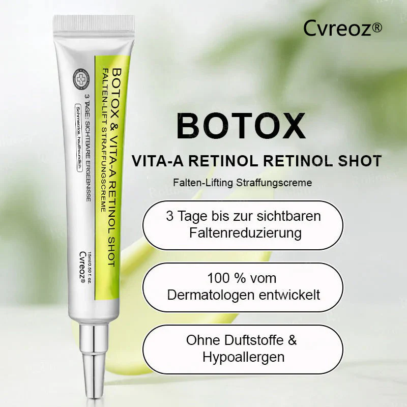 🇩🇪Jetzt jugendliche Haut zurückgewinnen💟Cvreoz® Botox & Vita-A Retinol Shot Falten-Lift Straffungscreme - Image 13