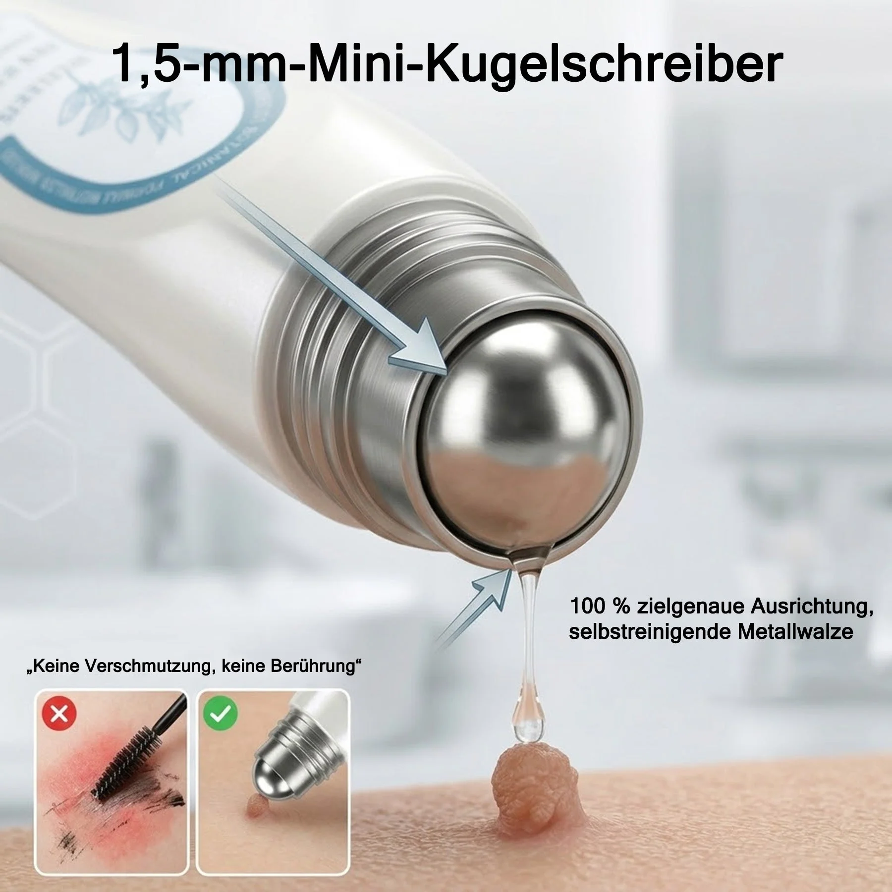 Rolimey® 7-Tage Tag- & Spot-Entferner🆕 (𝐙𝗲𝗿𝗼 𝐏𝗮𝗶𝗻, 𝐙𝗲𝗿𝗼 𝐒𝗰𝗮𝗿𝘀 Roll-On) ✅ Geeignet für: Hauttags, Flecken, Muttermale, Warzen, Blasen, Ekzeme, Schuppen, Hautkeratosen, Akne, Hautwucherungen, Narben, Geburtstagsmale 👩‍⚕️ - Image 5