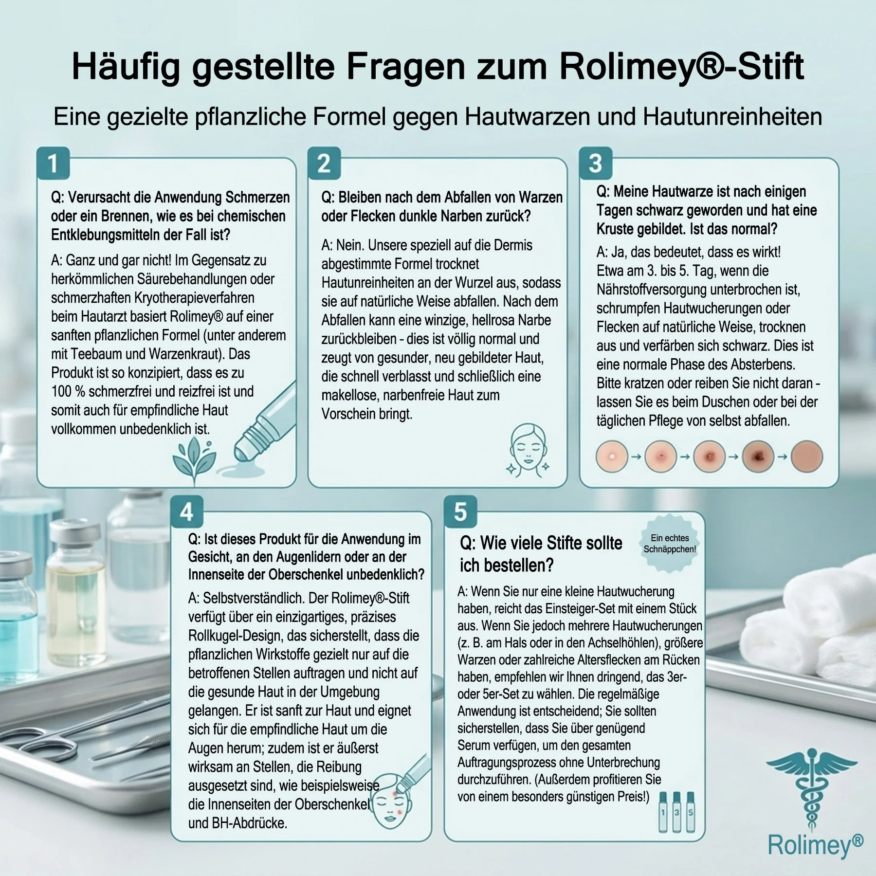 Rolimey® 7-Tage Tag- & Spot-Entferner🆕 (𝐙𝗲𝗿𝗼 𝐏𝗮𝗶𝗻, 𝐙𝗲𝗿𝗼 𝐒𝗰𝗮𝗿𝘀 Roll-On) ✅ Geeignet für: Hauttags, Flecken, Muttermale, Warzen, Blasen, Ekzeme, Schuppen, Hautkeratosen, Akne, Hautwucherungen, Narben, Geburtstagsmale 👩‍⚕️ - Image 9