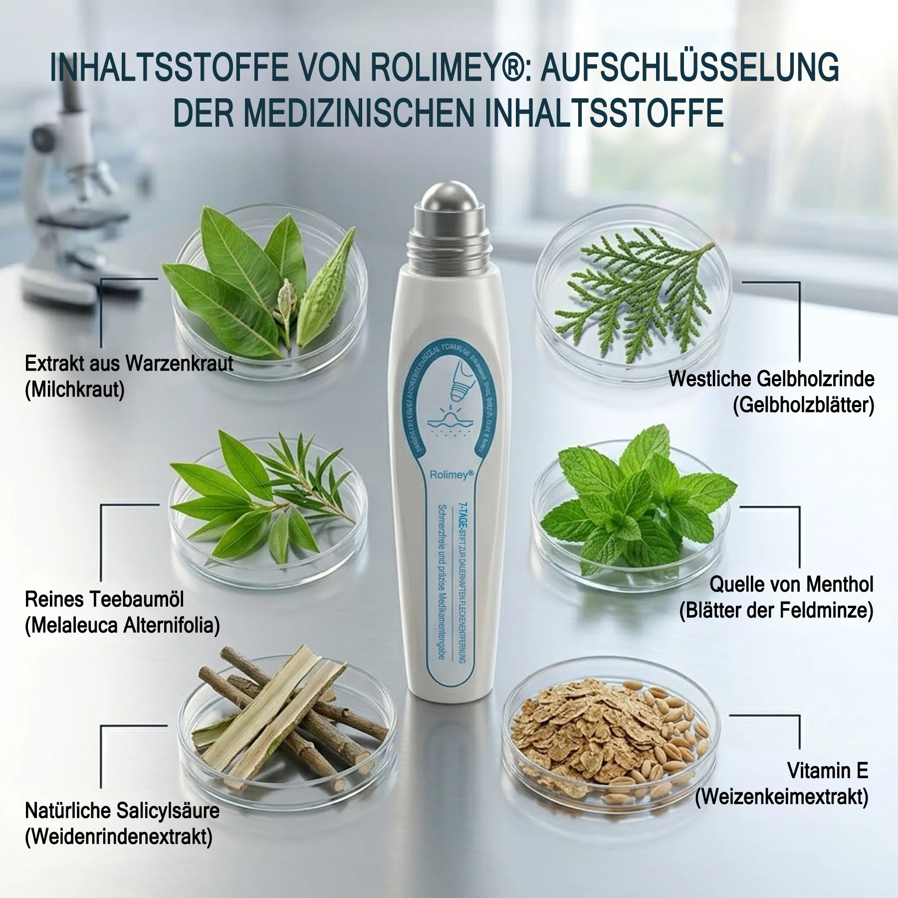 Rolimey® 7-Tage Tag- & Spot-Entferner🤍 (𝐙𝗲𝗿𝗼 𝐏𝗮𝗶𝗻, 𝐙𝗲𝗿𝗼 𝐒𝗰𝗮𝗿𝘀 Roll-On) ✅ Geeignet für: Hauttags, Flecken, Muttermale, Warzen, Blasen, Ekzeme, Schuppen, Hautkeratosen, Akne, Hautwucherungen, Narben, Geburtstagsmale 👩‍⚕️ - Image 10