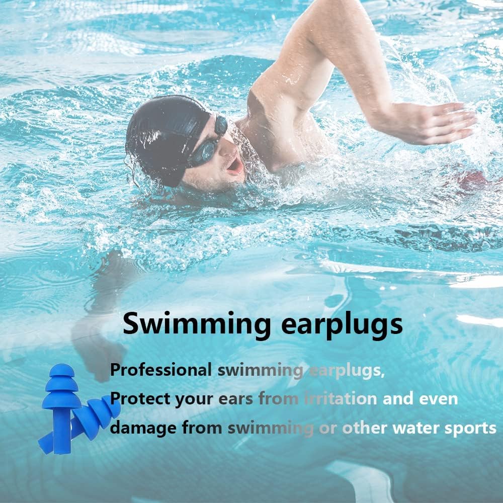 Earplugs for Sleeping Noise Cancelling, Reusable Ear Plugs– Super Soft, Silicone Ear Plug, for Sleeping 8 Pairs, Swimming, Snoring, Concerts, Work, Noisy Places - Image 6