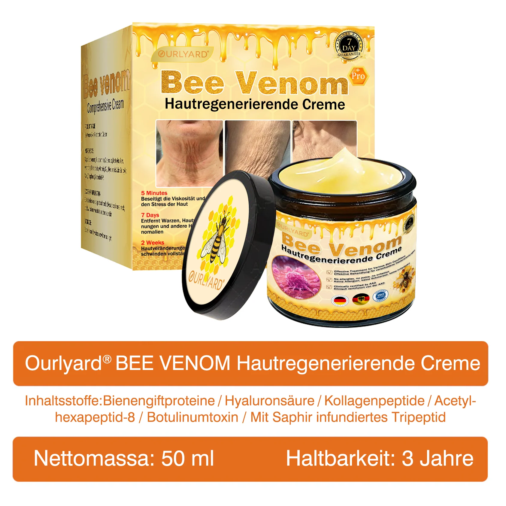 🌙🌙Ourlyard® Bienengift Pro Umfassende Creme — 🔥Begrenzte Zeit 80 % RABATT🔥 - Image 11