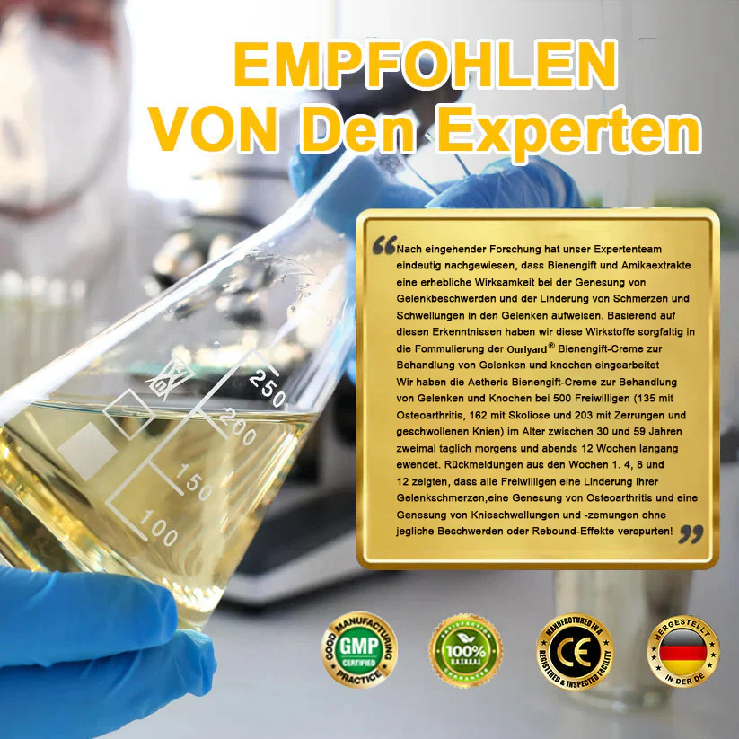 🇩🇪Offizieller Shop: Ourlyard® Bienengift-Schmerzlinderungs Knochenheilungs Creme 💥Deutsche orthopädische (DOUG) Zulassung(Reduzierung von Gelenkschwellungen, Schmerzen, Steifheit, Rötungen, Wärme, Muskelkater und Gelenkmüdigkeit) - Image 12