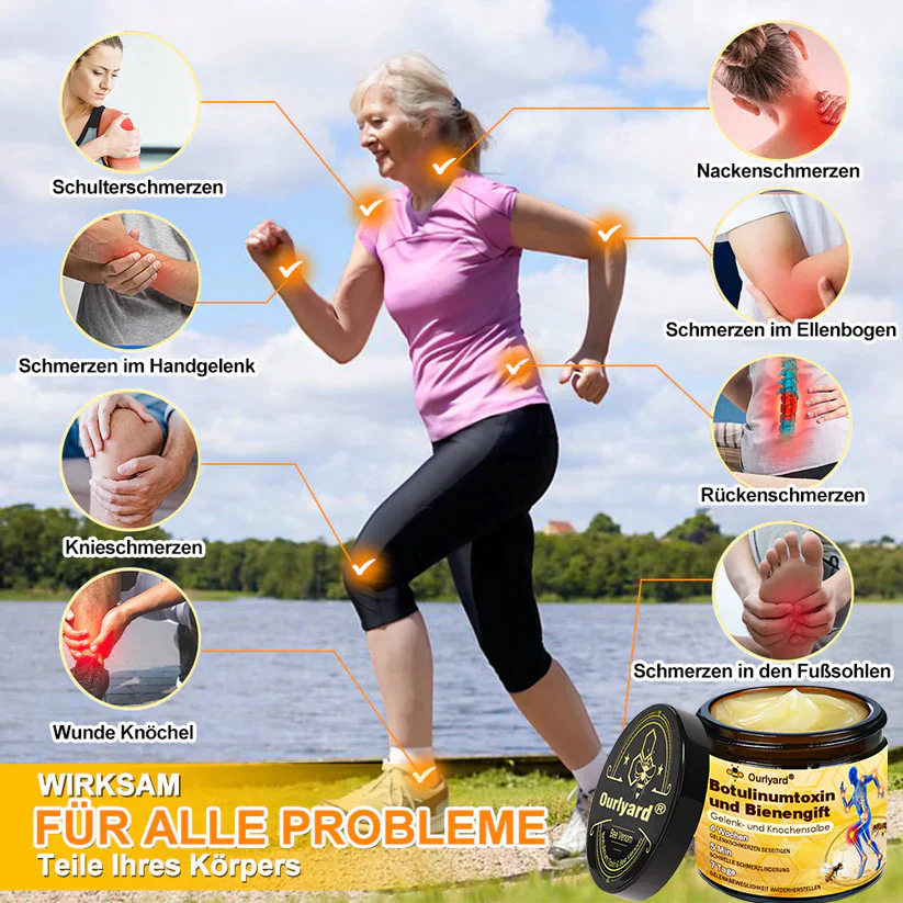 🇩🇪Offizieller Shop: Ourlyard® Bienengift-Schmerzlinderungs Knochenheilungs Creme 💥Deutsche orthopädische (DOUG) Zulassung(Reduzierung von Gelenkschwellungen, Schmerzen, Steifheit, Rötungen, Wärme, Muskelkater und Gelenkmüdigkeit) - Image 6