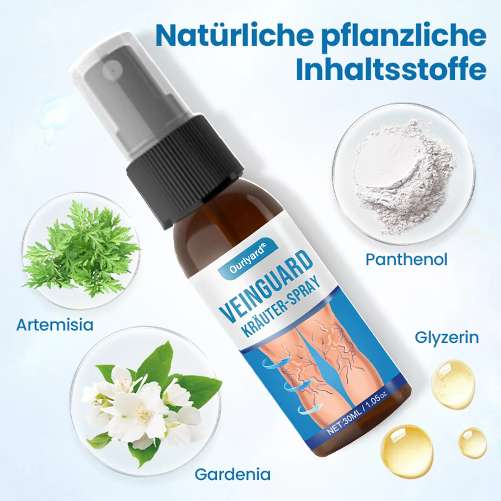 🔥🔥Ourlyard® VeinGuard Kräuterspray-✅Klinisch erwiesen, um Krampfadern in nur 7 Tagen zu beseitigen!! - Image 7