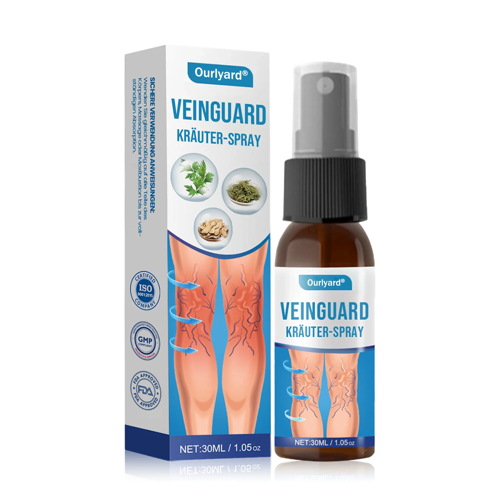 🔥🔥Ourlyard® VeinGuard Kräuterspray-✅Klinisch erwiesen, um Krampfadern in nur 7 Tagen zu beseitigen!! - Image 8