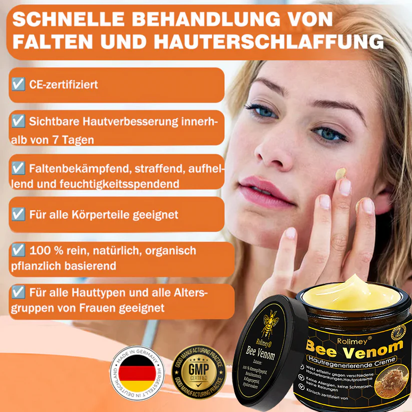 🎁🎁Neuestes Modell: Rolimey® Bienengift Max Pflegecreme – Reparatureffekt um 65 % gesteigert 🔥 NUR NOCH 80 % RABATT - Image 11