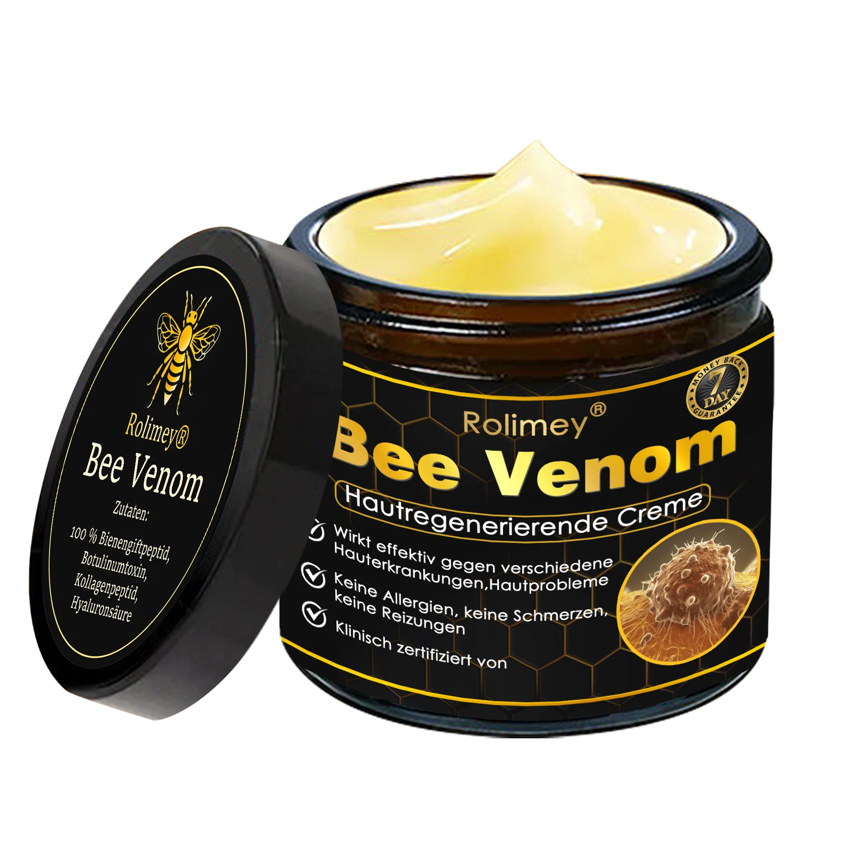 🎁🎁Neuestes Modell: Rolimey® Bienengift Max Pflegecreme – Reparatureffekt um 65 % gesteigert 🔥 NUR NOCH 80 % RABATT - Image 23