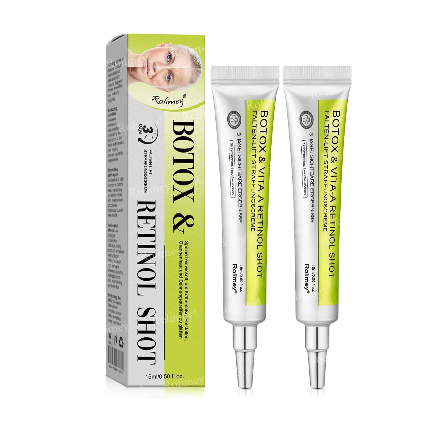 ✅Jetzt jugendliche Haut zurückgewinnen 💫Rolimey® Botox & Vita-A Retinol Shot Falten-Lift Straffungscreme - Image 19