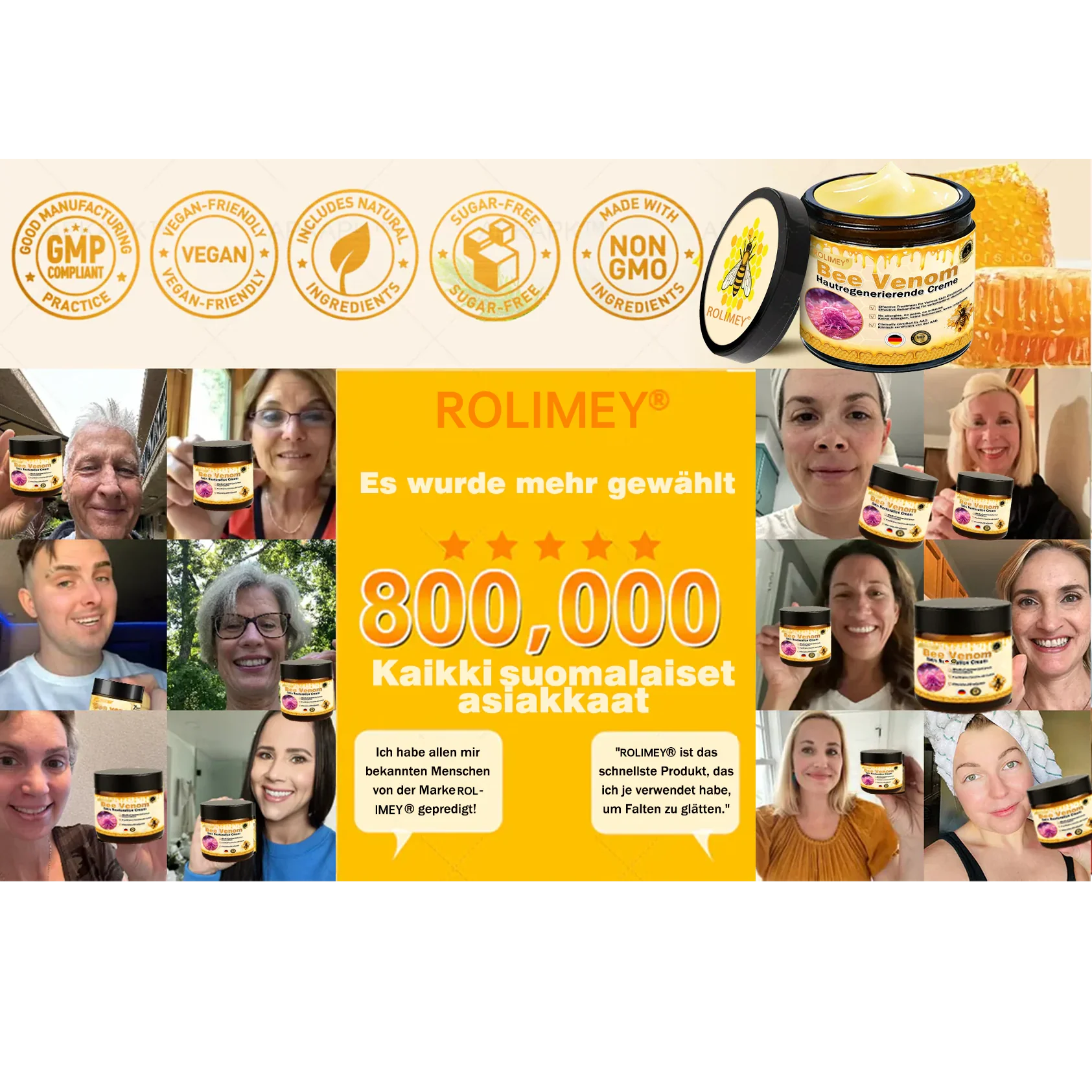 💎Rolimey® Bienengift Pro Umfassende Creme — 🔥Begrenzte Zeit 80 % RABATT🔥 - Image 21